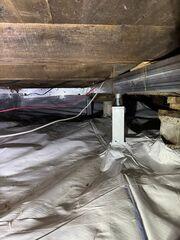 Fully repairing a crawl space in Notre-Dame-du-Mont-Carmel, QC