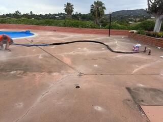 Pool Deck and Patio Concrete Repair in Vista, CA with PolyLevel and NexusPro