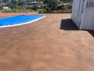 Pool Deck After Concrete Lifting and Leveling in Vista, CA