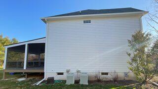 New siding and gutters