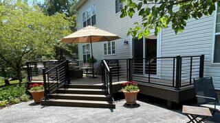 Amber, PA Deck Upgrade Featuring TimberTech Decking