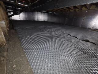 Drainage Matting beneath the CleanSpace© liner