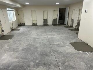 Completed Interior Foundation Stabilization with Pier System in Utah