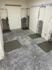 Concrete Slab Restoration After Interior Pier Installation in Utah