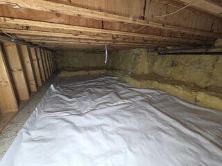 Insulation let down over CleanSpace© encapsulation