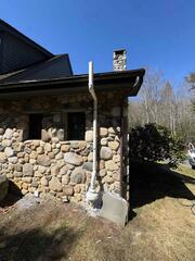 Stone foundation walls