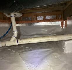 Fully Encapsulated Crawl Space