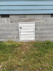 Crawl Space Entrance
