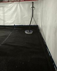 Ajout des SmartJack pour renforcer la structure, combiné au système WaterGuard pour capter et rediriger efficacement l'eau vers le système d'évacuation.