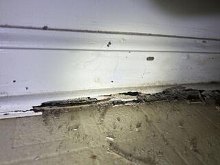 Damage in the Kitchen