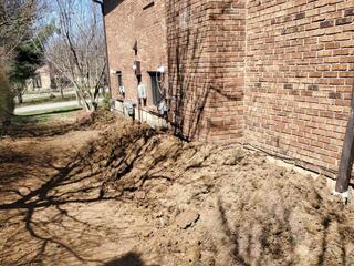 Helical Piers Buried