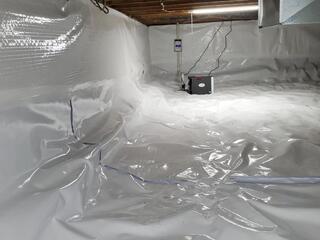Crawl Space Encapsulated in Greenville, Ohio