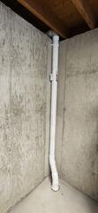 Basement Radon Extraction Point