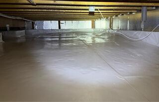 Fully Encapsulated Crawl Space!