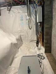 Malibu, CA Crawlspace Encapsulation Completed - Sealed Vapor Barrier Installation