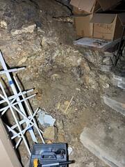 Malibu, CA Crawlspace Before Encapsulation - Exposed Soil and Moisture Intrusion Risk