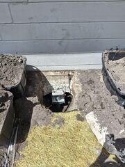 Complete Helical Pier Installation