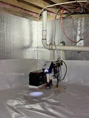 Sump Pump with Battery Backup Installation in Franklinton, NC
