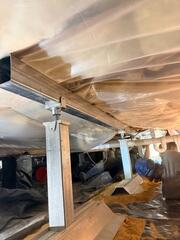 Sagging Floors repaired in Spotsylvania, Virginia