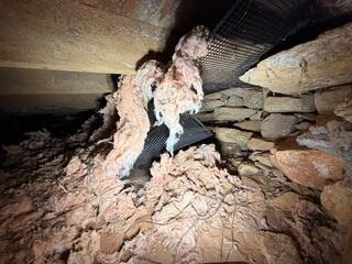 Old Stone Crawl Space Encapsulated in Sperryville, Virginia