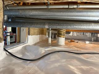 CleanSpace vapour barrier installed