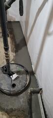 Waterproofing tied into existing sump basin