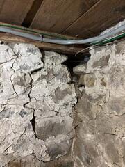 Failing Fieldstone Foundation Wall