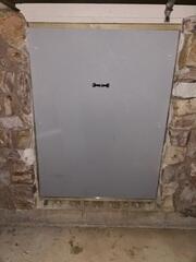 New Crawl Space Door