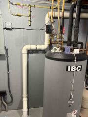 Interior - mechanical room (After)
