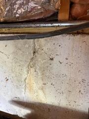 Vertical Crack in Basement Wall Repaired in Orland Park, IL