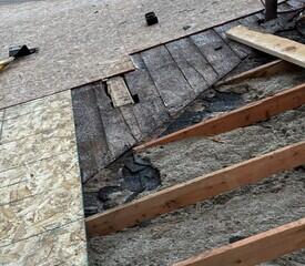 Removal of old boards