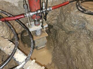 Push Piers Below Footing