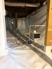 The CleanSpace Encapsulation System with the SaniDry Santa Fe Dehumidifier