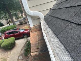 Snap on gutter guards