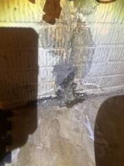 Leaking Wall Crack