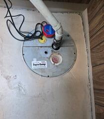 Existing Sump Pump