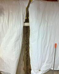 Prepping The Area For Reapair