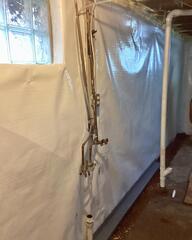 Wall Moisture and Vapor Barrier