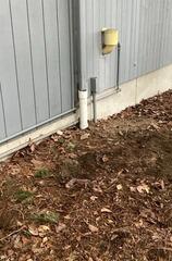 Finished Rain Drain Line