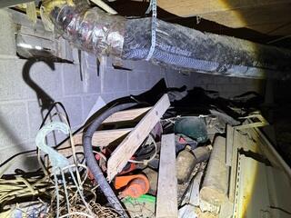 Crawl Space During Inspection