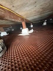 Completed Crawl Space Encapsulation System in Encinitas, CA
