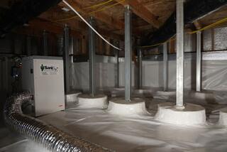 Finished Crawl Space