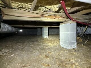 Unprotected Crawl Space