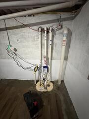 First Sump Pump Installed