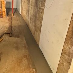 Innovative Interior Drainage System Installed