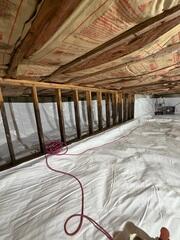 A Bright, Dry Crawl Space with CleanSpace, SaniDry Sedona and TripleSafe