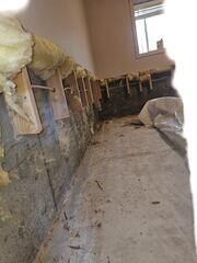 Before Installation - A Dirty, Damp Basement