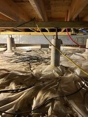 Crawl Space During Inspection
