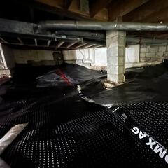 Installation of the drainage system