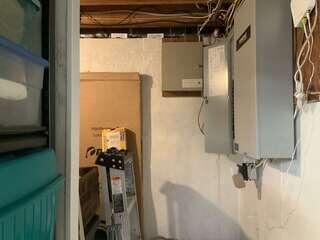 Utility Wall Area Evaluated for Interior Pipe Routing